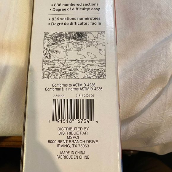 Artist’s Loft Paint by Numbers Day at the Beach - Picture 9 of 10